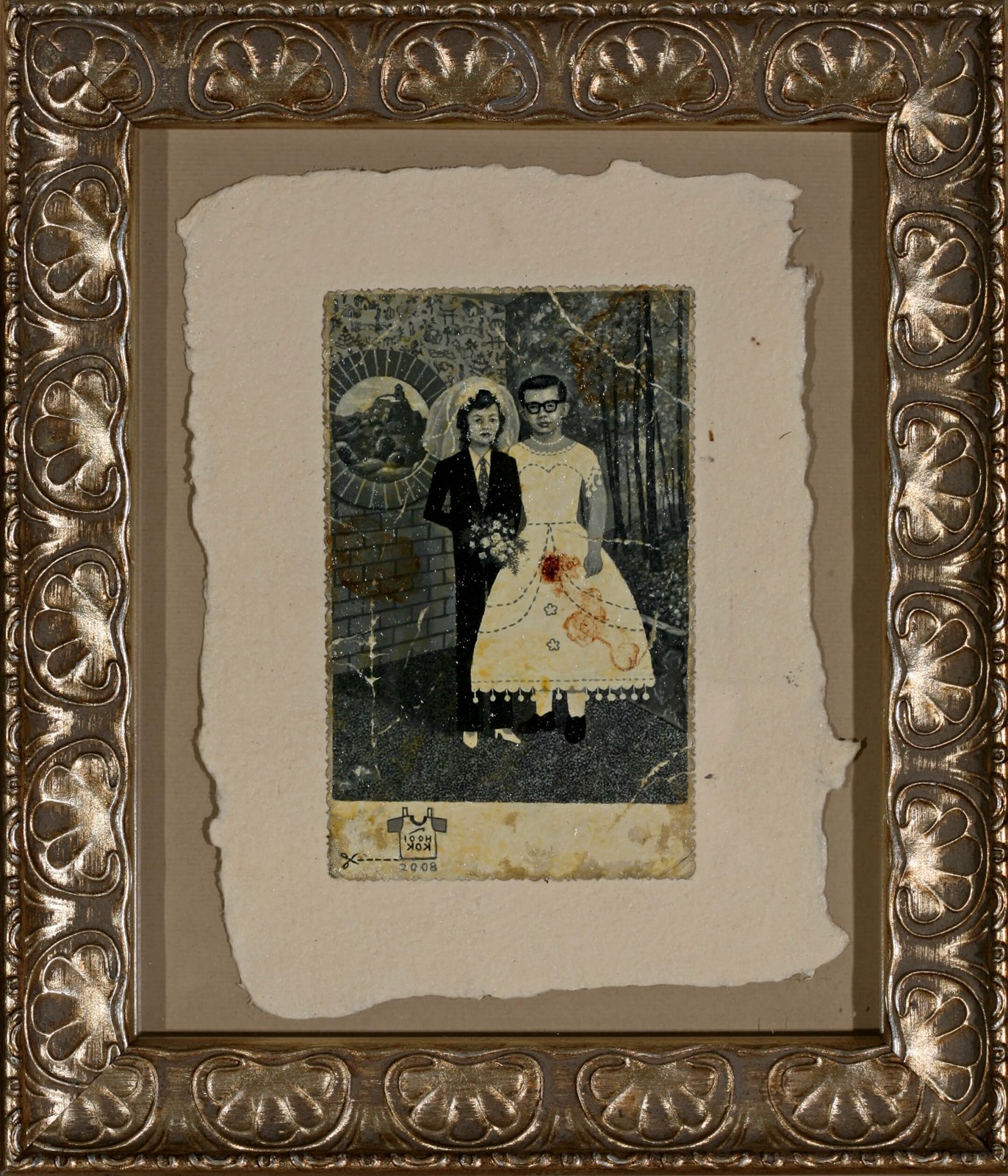 Paper Memory - Dressed Wedding Couple