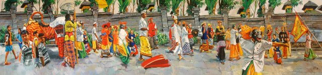 Hari Kuningan Procession