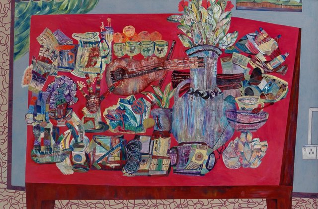 Still Life On Pink Table