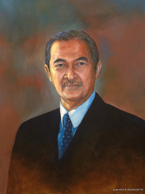 Portrait Of Abdullah Badawi
