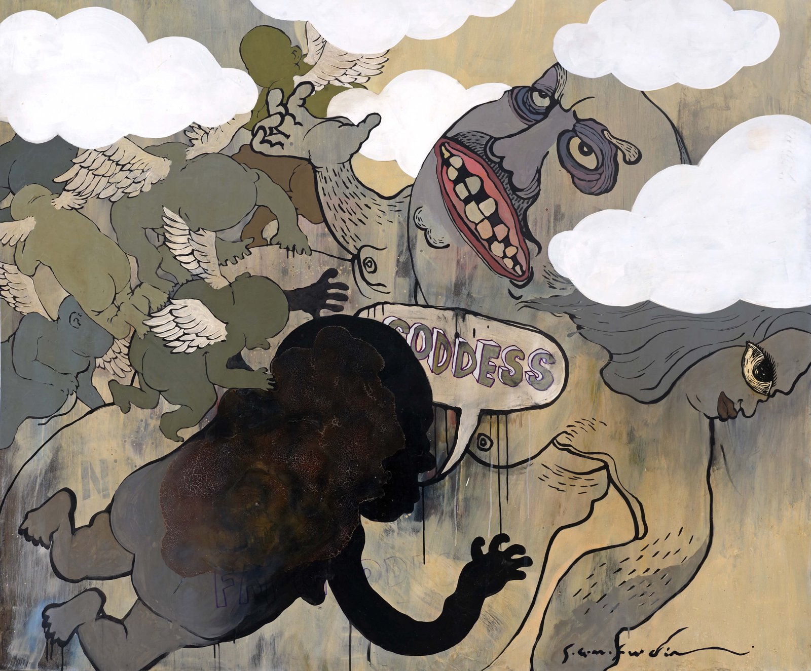 Diserang Dark Goddes